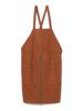 Beams Boy Women's Work Apron Dress, Camel, One Size