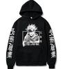 Худи Jujutsu Kaisen в стиле хип-хоп, аниме-пуловеры, топы с принтом Годжо Сатору