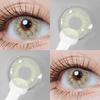 Eyeshare 1 Pair Colored Contact Lenses for Natural Eyes Blue Pupils Purple Lens Yearly