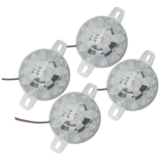 LED Chassis Lights 9-36V Waterproof Watermelon Lights Multi-Color Motorcycle Underbody Lights Flashing Atmosphere Warning Lights for Cars Trucks ATVs