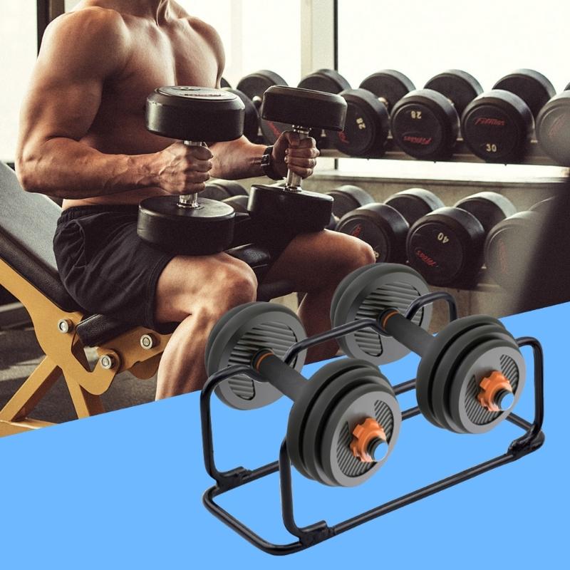 Стойка для гантелей, Стойка для хранения гантелей Держатель для штанги Стойка-держатель для гантелей, Стойка для хранения гантелей