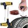 Universal Tire Repair Kit Portable Tire Fix Tool Set with Plugs for Car Motorcycle and Electric Scooter Emergency Roadside Repair Tools