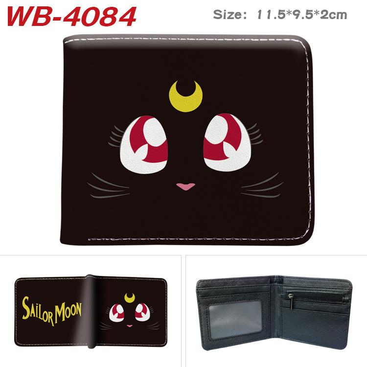 Sailor Moon Coin Purse Full Color Print Short Card Holder Anime Wallet for Men Women 1pcs