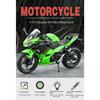 Литая модель мотоцикла Kawasaki Ninja400 1/12 - Звуковые и световые эффекты - Аутентичные детали - Развлечения для детей и любителей мотоциклов