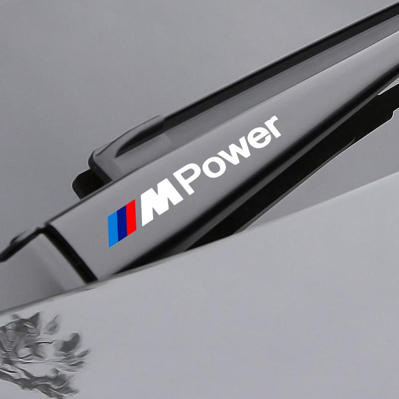 4 шт. наклейки на дверные ручки автомобиля, наклейки на шины и зеркала заднего вида для BMW M E34 E36 E60 E90 E46 E39 E70 F10 F20 F30 X5 X6 X1 M3 M5 M6 E71 F01 F02 F87