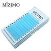 Blue Color Single Grafted False Eyelashes, (0.07/0.1), (C/D), Natural Extension Makeup, Mixed Length 8-15mm.
