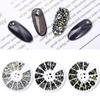 Shining 600pcs/box Round Nail Art Rhinestone for Nail Tips Sticker Decoration Crystal Glitter Rhinestone Nail Art