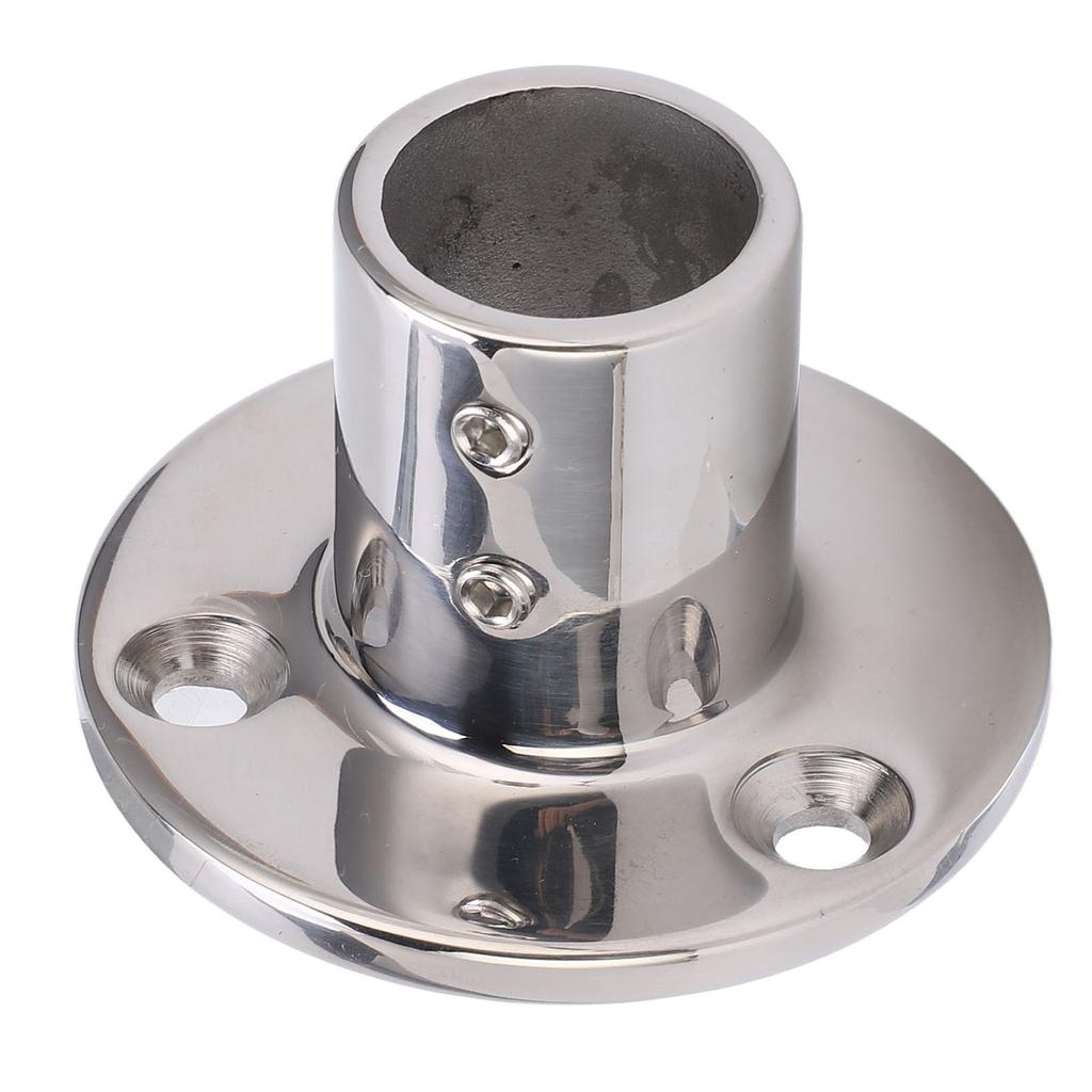 Круглое основание поручня для лодки, крепеж из нержавеющей стали 316 для морской трубы 25 мм 1 дюйм, 90 градусов