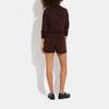 Coach Signature Knit Set Shorts Brown Signature