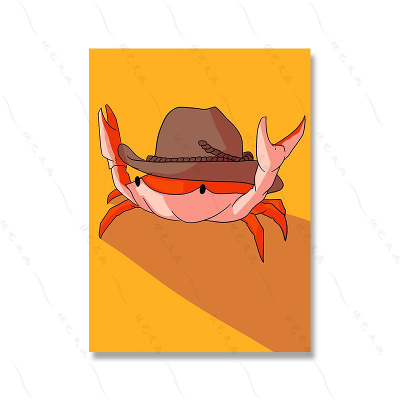 Cute Cartoon Clown Doge Cola Bird Funny Bug Kid Animal Lover Gift Room Decor Cnavas Print Abstract Art Wall Home Painting Poster