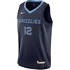 X NBA Memphis Grizzlies Morant Quick-Dry Breathable Basketball Jersey Kids Jerseys Navy-Blue 3Z2B7BX2P00-GRIJM