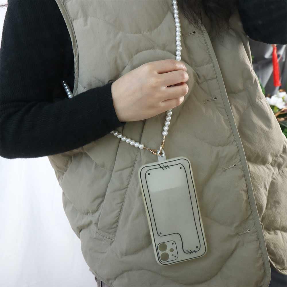 Anti Loss Pearl Crossbody Mobile Phone Chain Phone Case Accessories