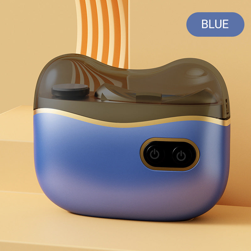 Нетоксичные ножницы для ногтей 2-в-1 и полировщик, автоматические ножницы для ногтей для взрослых, детей, младенцев, с защитой от защемления, электрический триммер для ногтей, маникюрный набор со светом