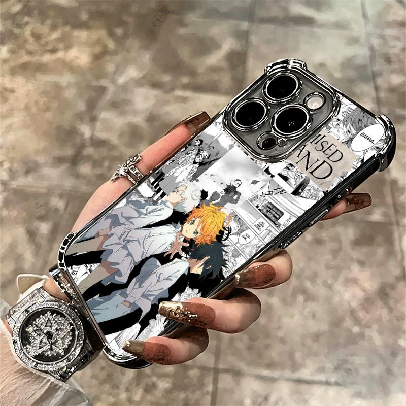 Аниме Обещанный Неверленд Мягкий Чехол для Телефона Для iPhone 15 16 17 Air 14 Pro Max 16E Plus 13 12 Mini Покрытие Анти-Падение Fundas