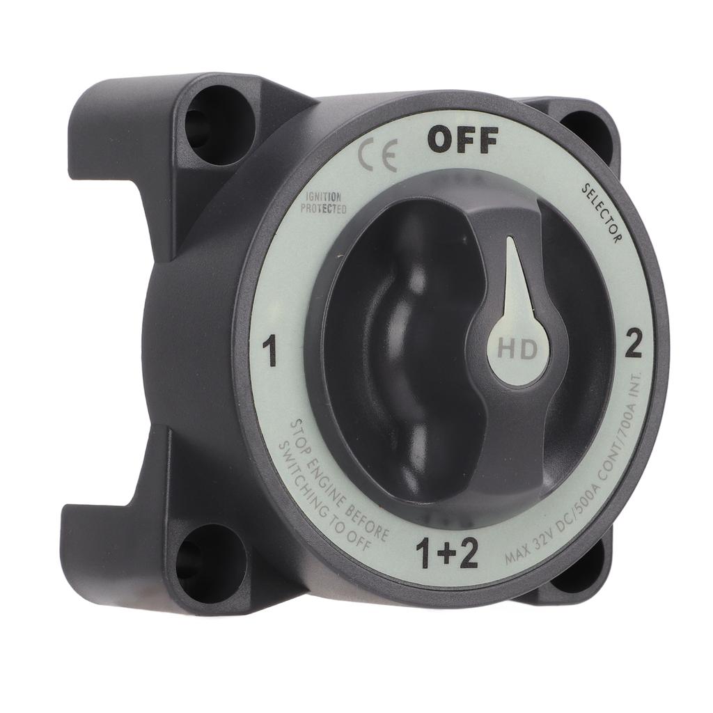 500A морской выключатель аккумулятора, мощный 4-позиционный переключатель аккумулятора для автодома