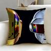 Классическая группа Daft Punk Наволочка Мягкая и Легко стирающаяся – Универсальная для Дивана, Кровати, Путешествий и Офиса