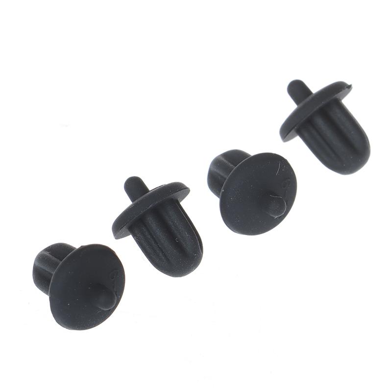 10pcs Black Rubber 6.35mm Dust Cover Audio Jack PC DVD Microphone Socket Dust Cover