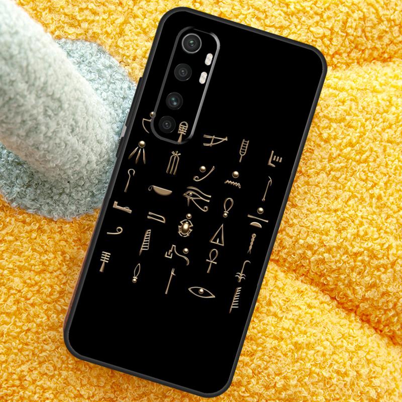 Чехол с египетскими иероглифами для Xiaomi 13T 14T 15T 14 15 Ultra 17 Pro Max Чехол для POCO F8 F7 X7 Pro F5 F6 X5 X6