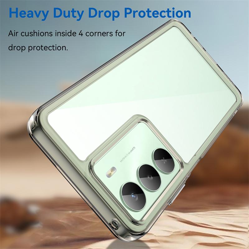 Transparent Phone Case For Realme 14x Case Anti-knock Silicone Colorful Clear Back Cover Realme 14x Case For Realme 14x Global