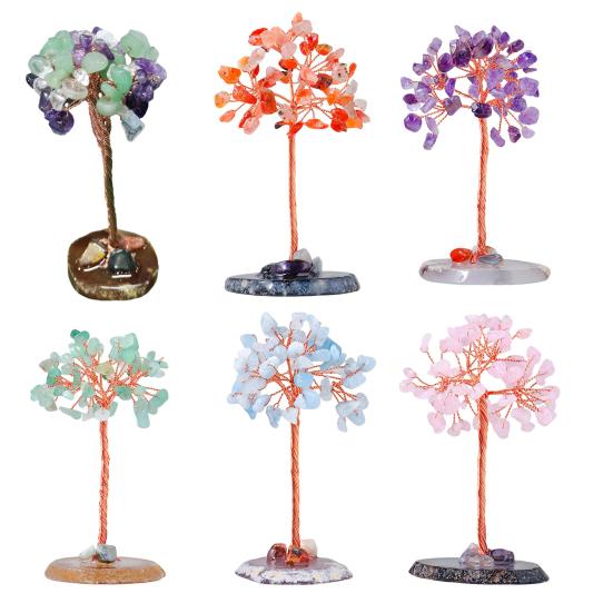 Красивый Настольный Орнамент Дерева. Полупрозрачный Изысканный Украшение Офиса.