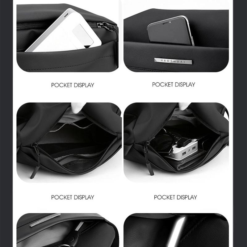 Fashion Solid Color Men Waist Packs 2022 New High Quality Waterproof Nylon Crossbody Bags Casual Sport Storage Chest Bag Pocket