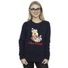 Disney Womens/Ladies Winnie The Pooh Love Presents Sweatshirt