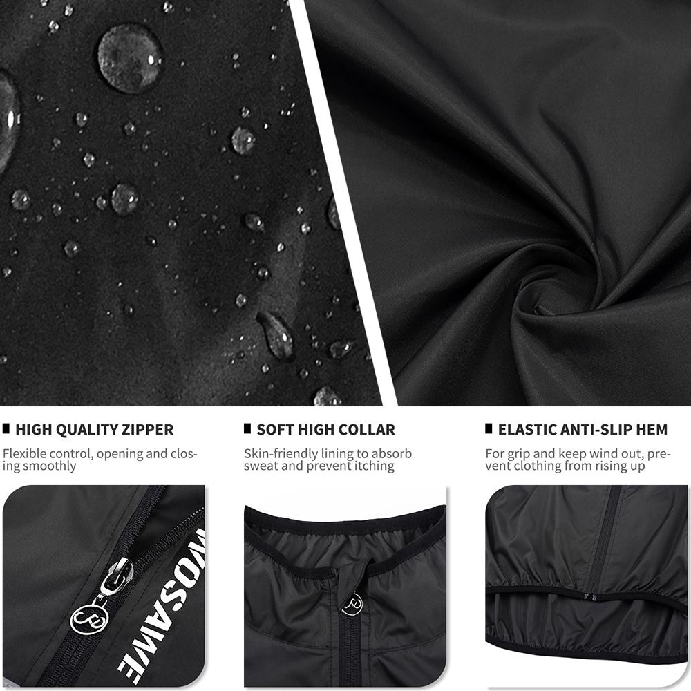 Велосипедный жилет WOSAWE MTB Велосипедная спортивная ветрозащитная куртка без рукавов для велосипеда