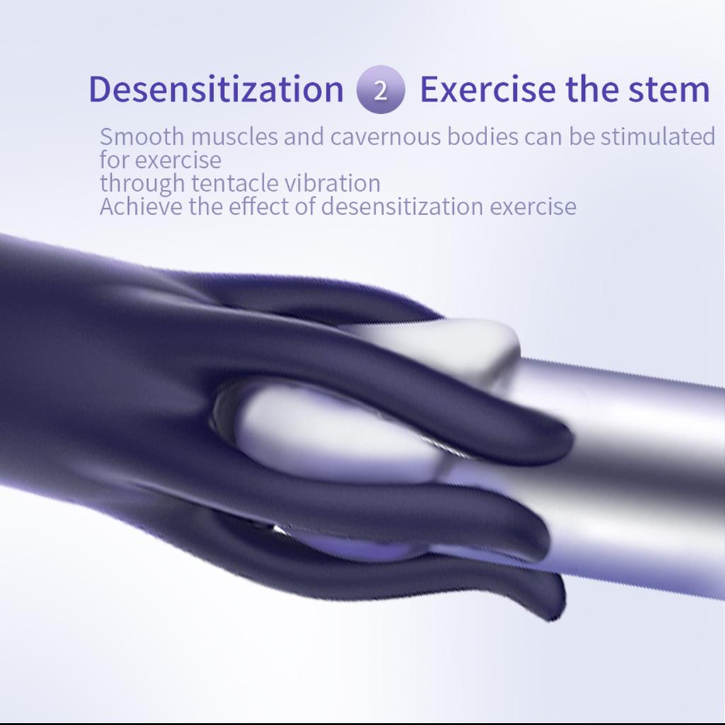 Glans Trainer Penis Delay Trainer G Spot Masturbator Soft Fingertip Prolong Endurance Massage Vibrator Erotic Toys Masturbator