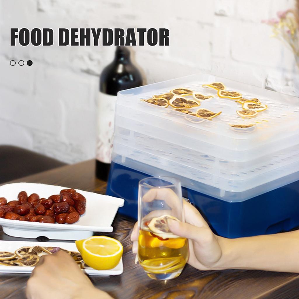 Сушилка для пищевых продуктов с 5 лотками, регулируемая по высоте, с цифровым таймером и контролем температуры для овощей, фруктов, мяса, говядины, вяленого мяса