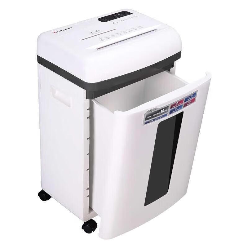COMIX S52208 Commercial Cross-Cut Paper Shredder CN plug (adapter included)