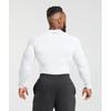 Gymshark Футболка с длинным рукавом Element Baselayer белая A2b5m Wb57
