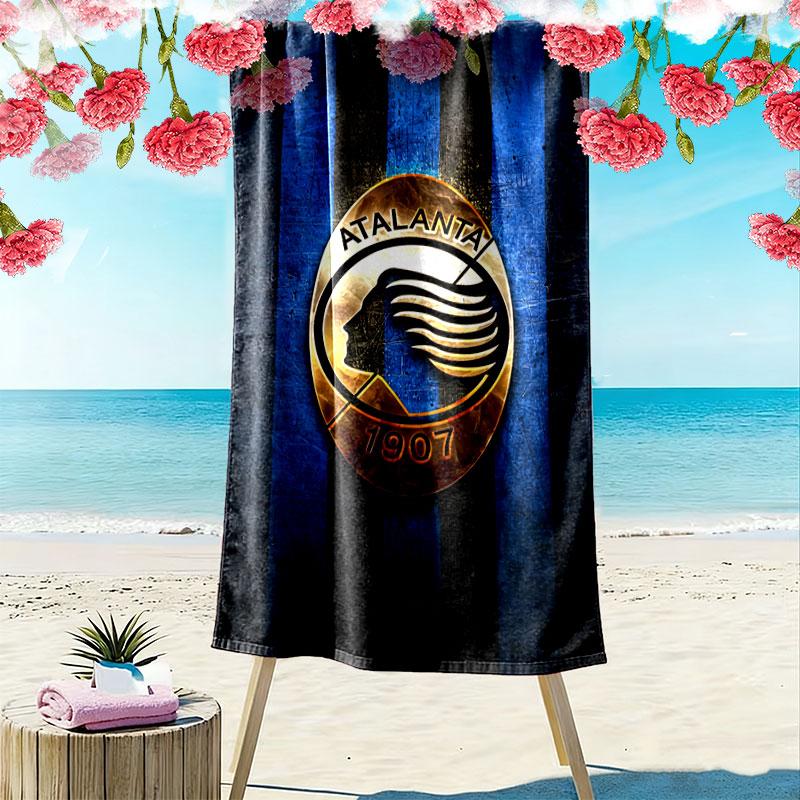 Atalanta Fan Culture Print Beach Towel, Large Soft Quick Dry Towel for Beach Camping Swimming