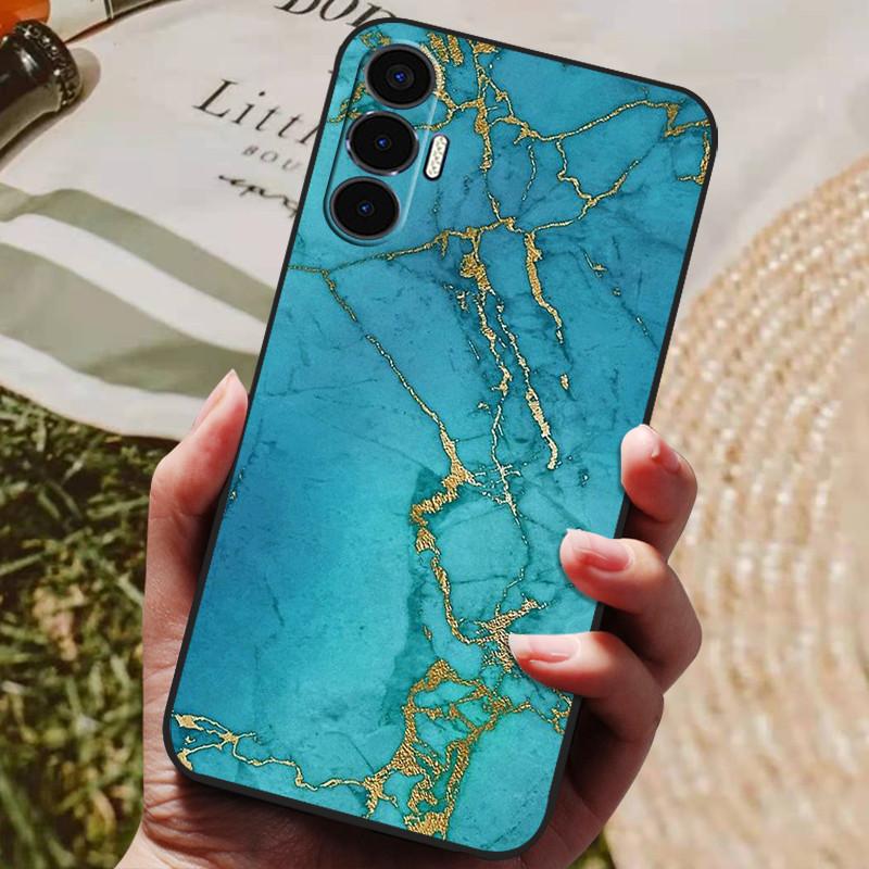 Чехол для Tecno Pova 3 Pova Neo Мягкий силиконовый задний чехол для Tecno Pova Neo LE6 Чехлы Чехол Pova3 PovaNeo Чехол для телефона Coque