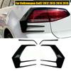 Для Volkswagen VW Golf 7 R400 2012 2013 2014 2015 задний бампер, боковое вентиляционное отверстие, накладка, наклейка, глянцевый черный автомобиль