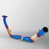 MT15 R15 V3 V4 V4 Motorcycle Exhaust System Stainless Steel Pipe Head Pipe 2017-2025