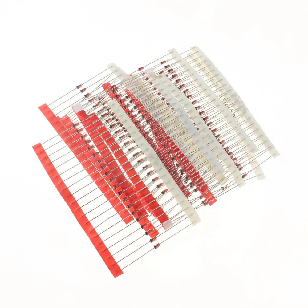 140/200/250PCS 1W Zener Diode Kit 3V~33V Electronic Components 10 14 25 Values Diy Assorted Set 3.3V 10V 3.9V 12V 4.7V