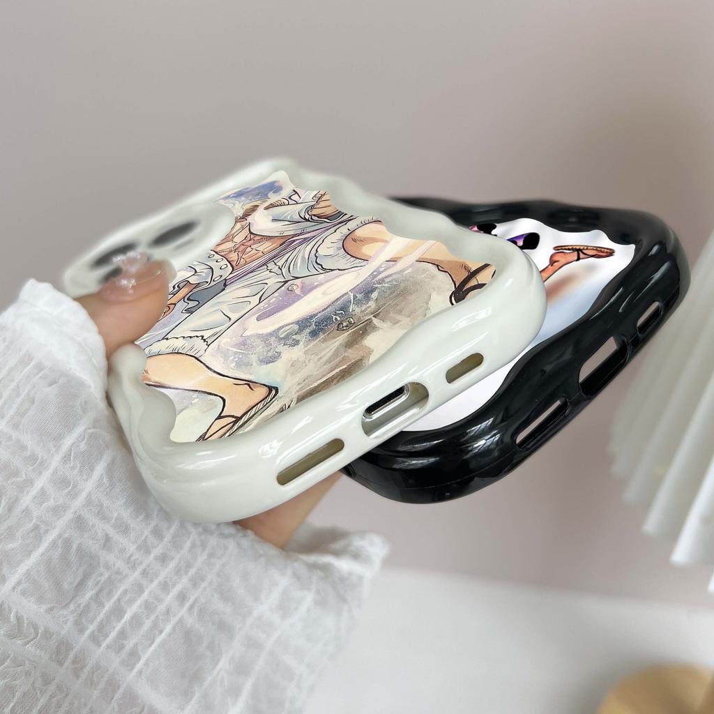 Ae92 One Piece Luffy Gear 5 Protective Phone Cases for Apple iPhone 16 15 14 13 Pro Max 11 12 Mini XR 7 8 6s Plus XS Max SE Wave TPU Back Cover