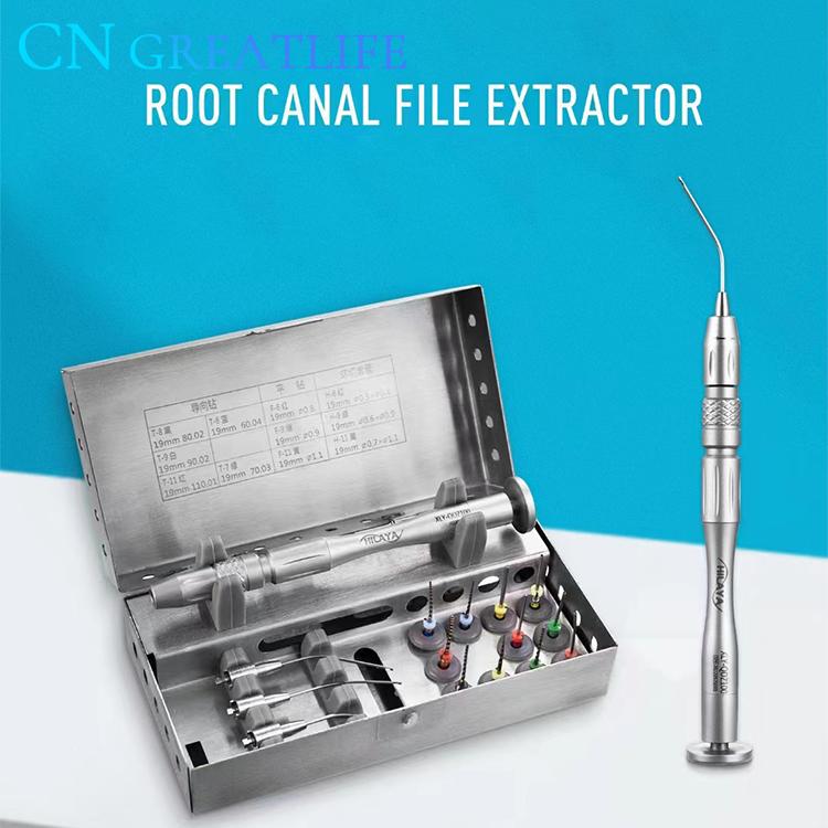 Экстрактор файлов корневых каналов зубов Многоразовый держатель экстрактора Набор для извлечения сломанных файлов Эндо-система удаления файлов