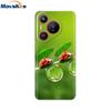 Для чехла Huawei Pura 70 Pro Pura 70 Прозрачная задняя крышка Бампер с красивой девушкой Мягкий ТПУ Funda Для Huawei Pura 70 Pro+ Pura70 Ultra Capa