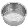 Double Layer Stainless Steel Coffee Filter Basket with Locking Snap Coffee Machine Accessory for