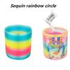 Large Rainbow Magic Springs Circle Toys Children Birthday Party Favors Giveaway Gifts Souvenir Kindergarten Guest Pinata Fillers