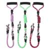 Pipi Tao Pet Double-headed Dog Walking Rope, Wave Pattern One Drag Two Traction Rope Anti-winding and Removable
