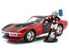 JADA TOYS Миниатюрная машинка DC Comics 1969 Corivet Sting Harley Quinn 1/24