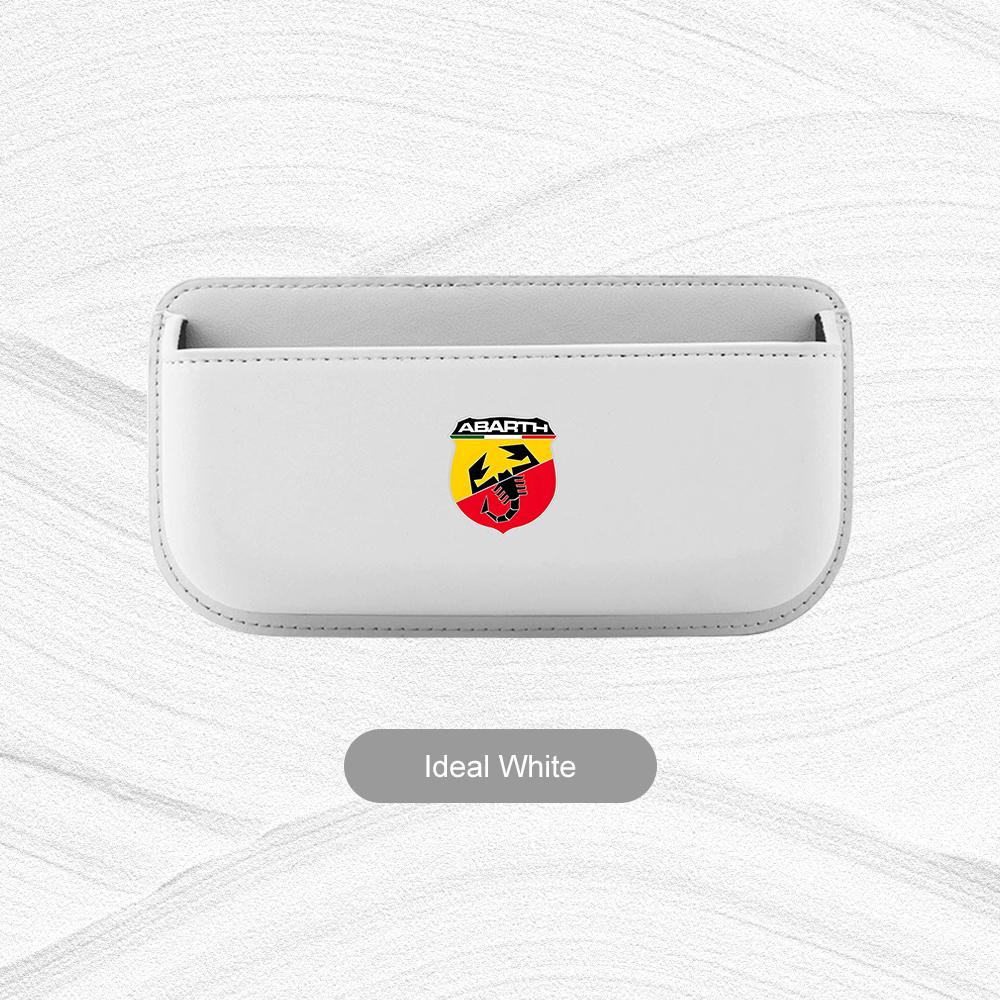 Car Door Storage Box Cards Phone Key Collecting Case For Abarth 500e 500C 595 595C 695 600e 124 Sticky Pouch Auto Accessories
