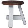 Natural Stool 22 x 22 x 24 cm Mahogany Wood