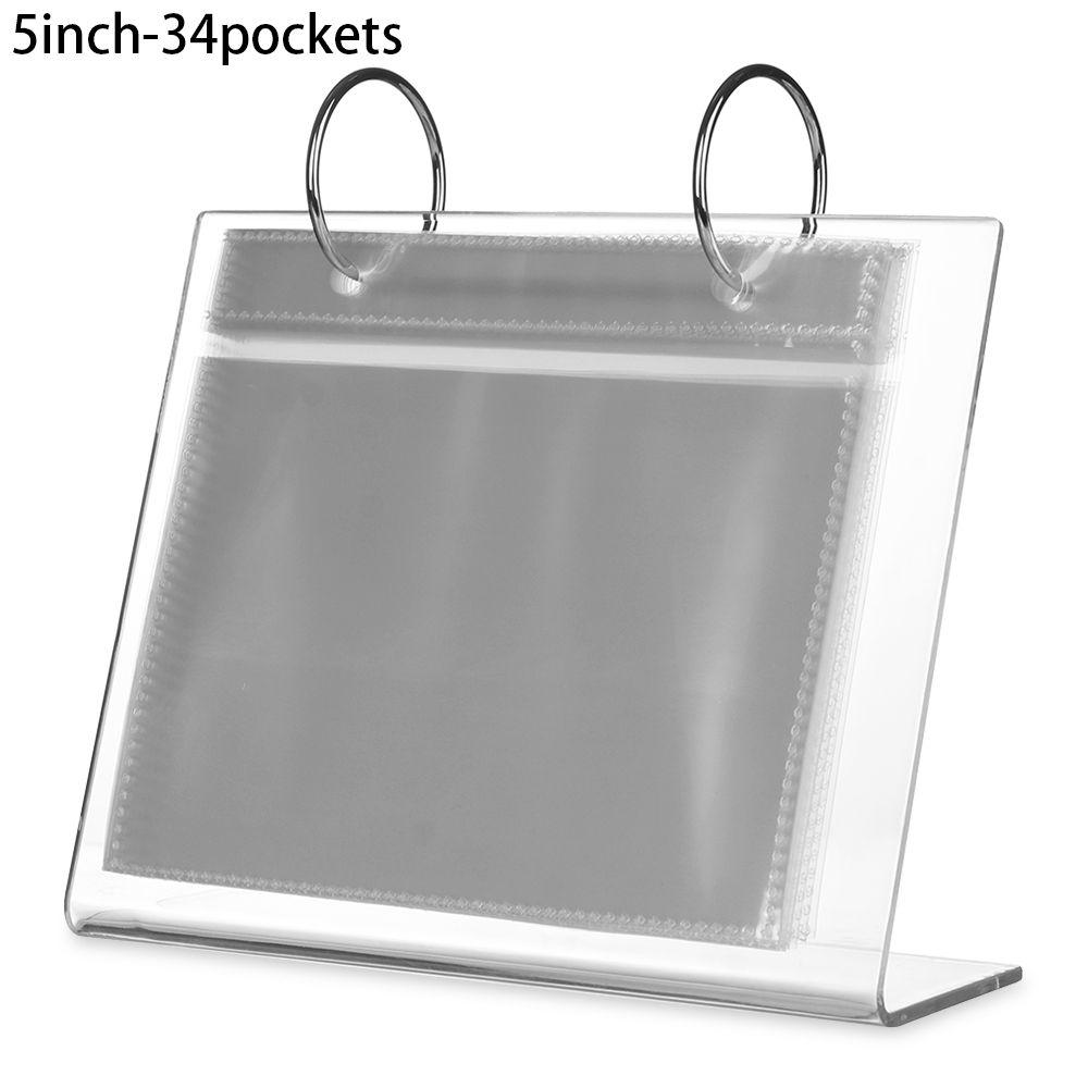 Multi-functional Organizer Storage Card Booklet Acrylic Photo Frame Picture Case Photo Album