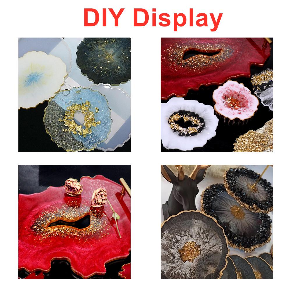 30-80 г измельченное стекло, смола для заливки, для DIY, силиконовая форма для эпоксидной смолы, неровные осколки, для нейл-арта, эпоксидные поделки, наполнитель