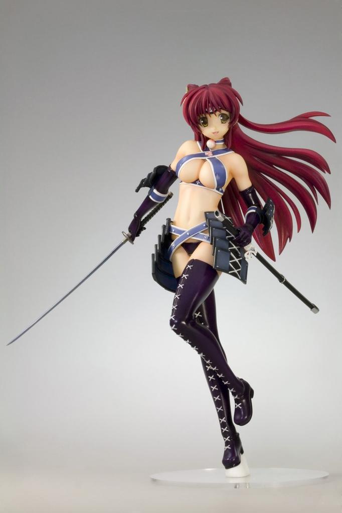 Kotobukiya Aika de Samurai Tamaki готовое изделие, окрашенное в масштабе ПВХ, Ikuno!! 1/8