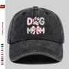 pc DOG MOM Printed Baseball Cap Sun Hat Designed for Pet Lovers Trucker Decorative Hat Adjustable Strap Papa Hat Street S