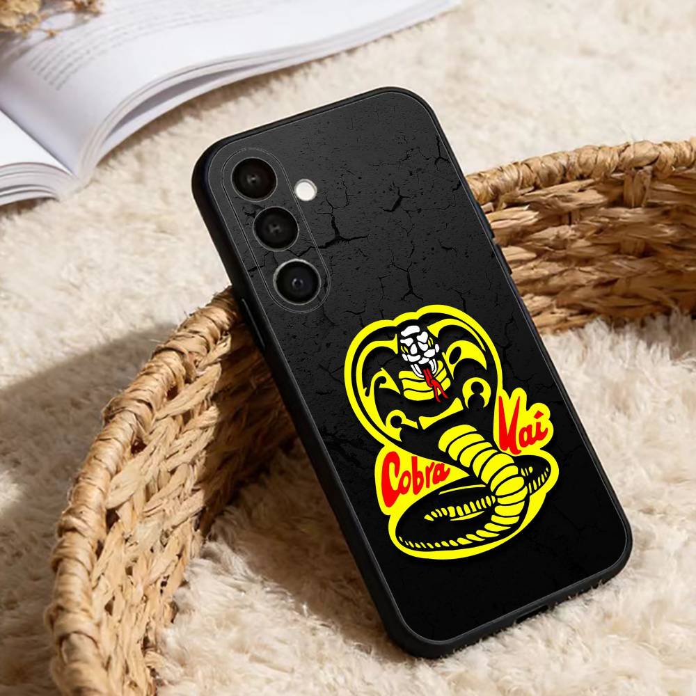 Чехол для телефона C-Cobra Kai Snake для Samsung Galaxy A91,80,73,72 ,71,53,52,32 ,31,22,21s,20, Мягкий черный чехол